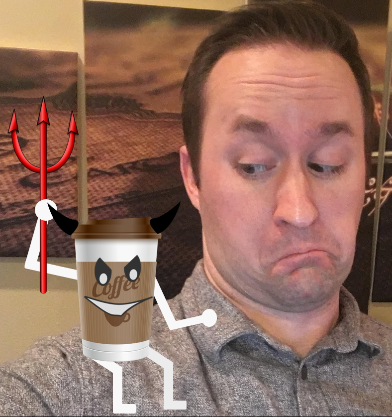 Shoulder Devil Coffee Mike Thayer